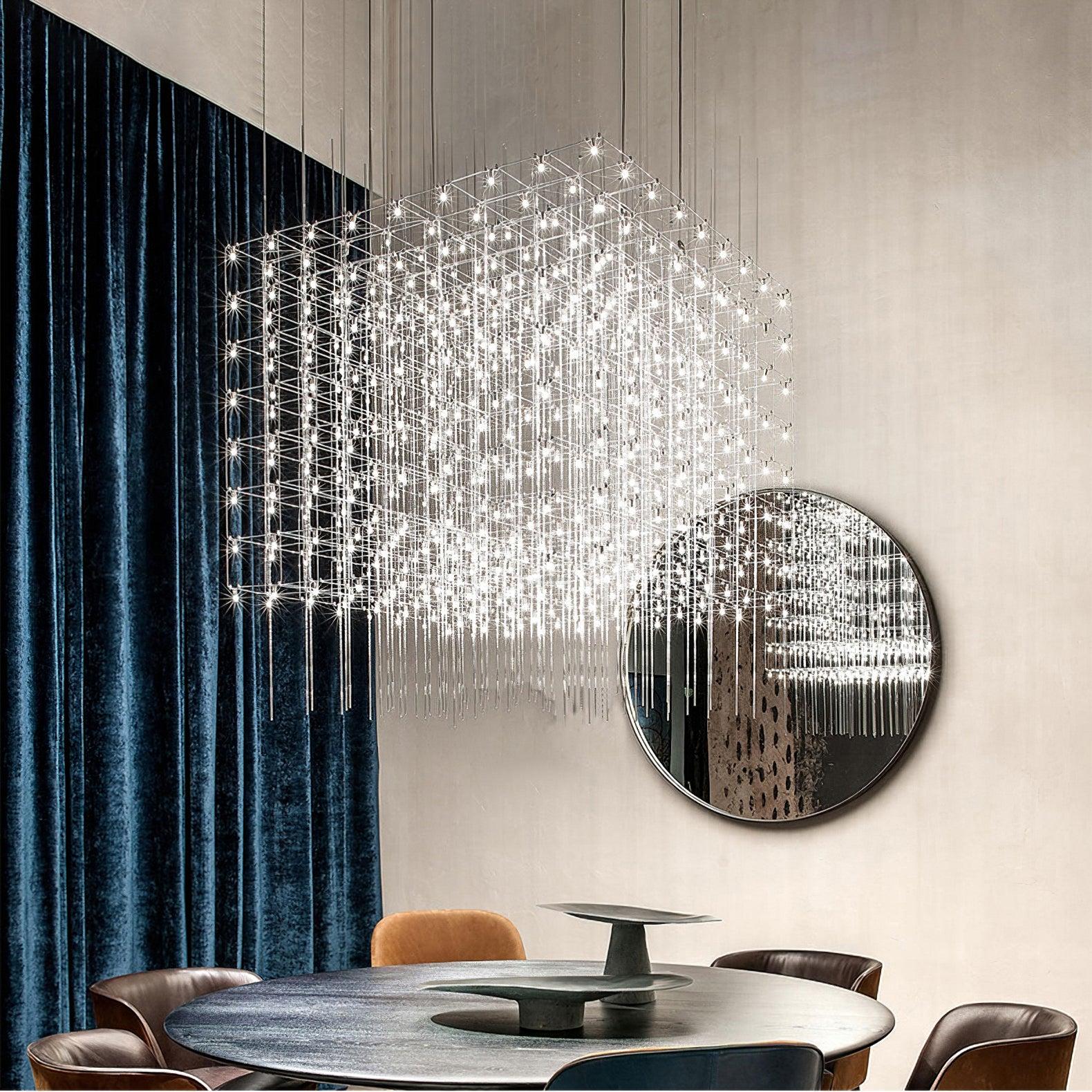 Cosmic Cube Led Pendant - Luxehomezone