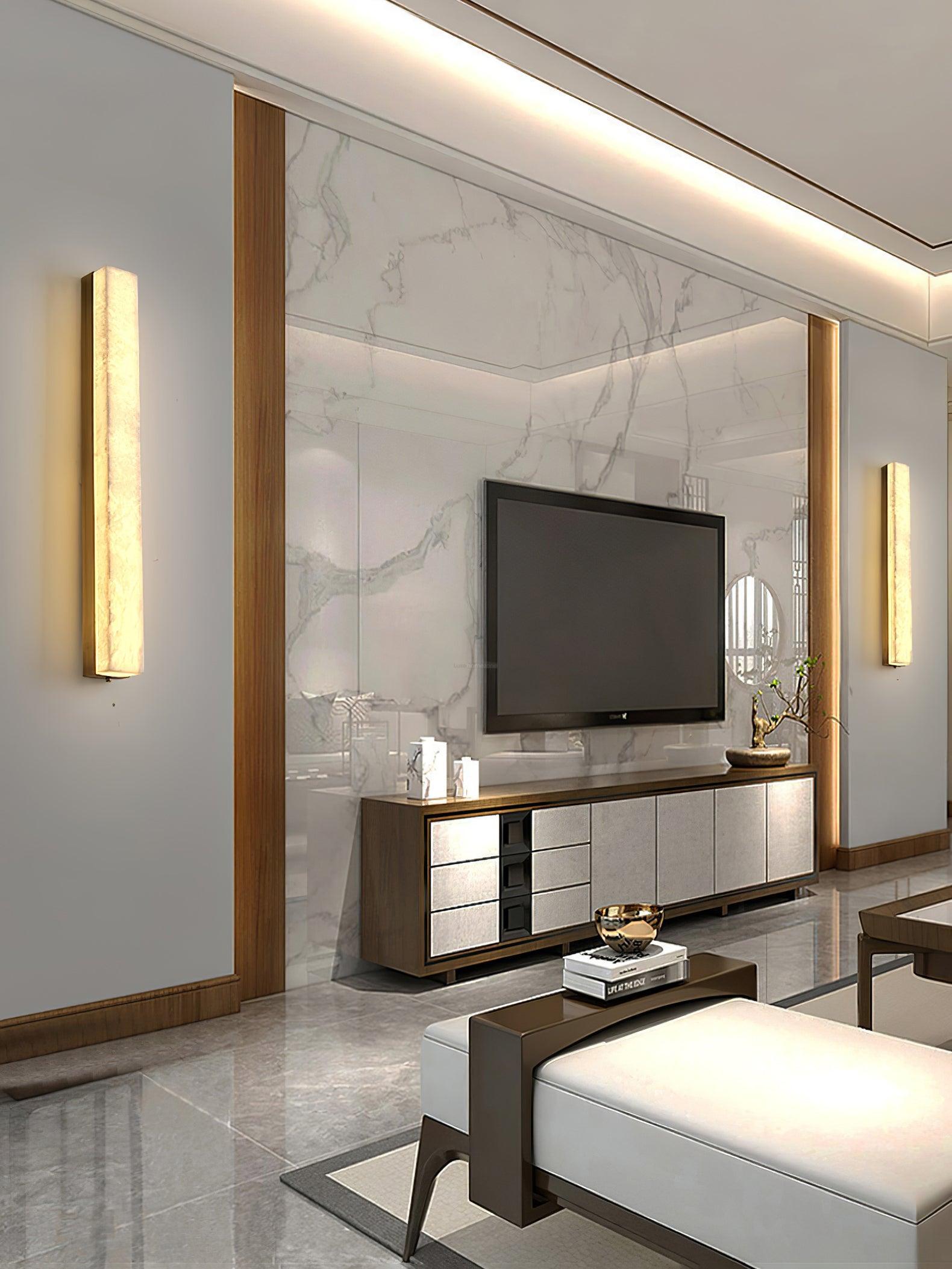Emerson Alabaster Wall Sconce - Luxehomezone