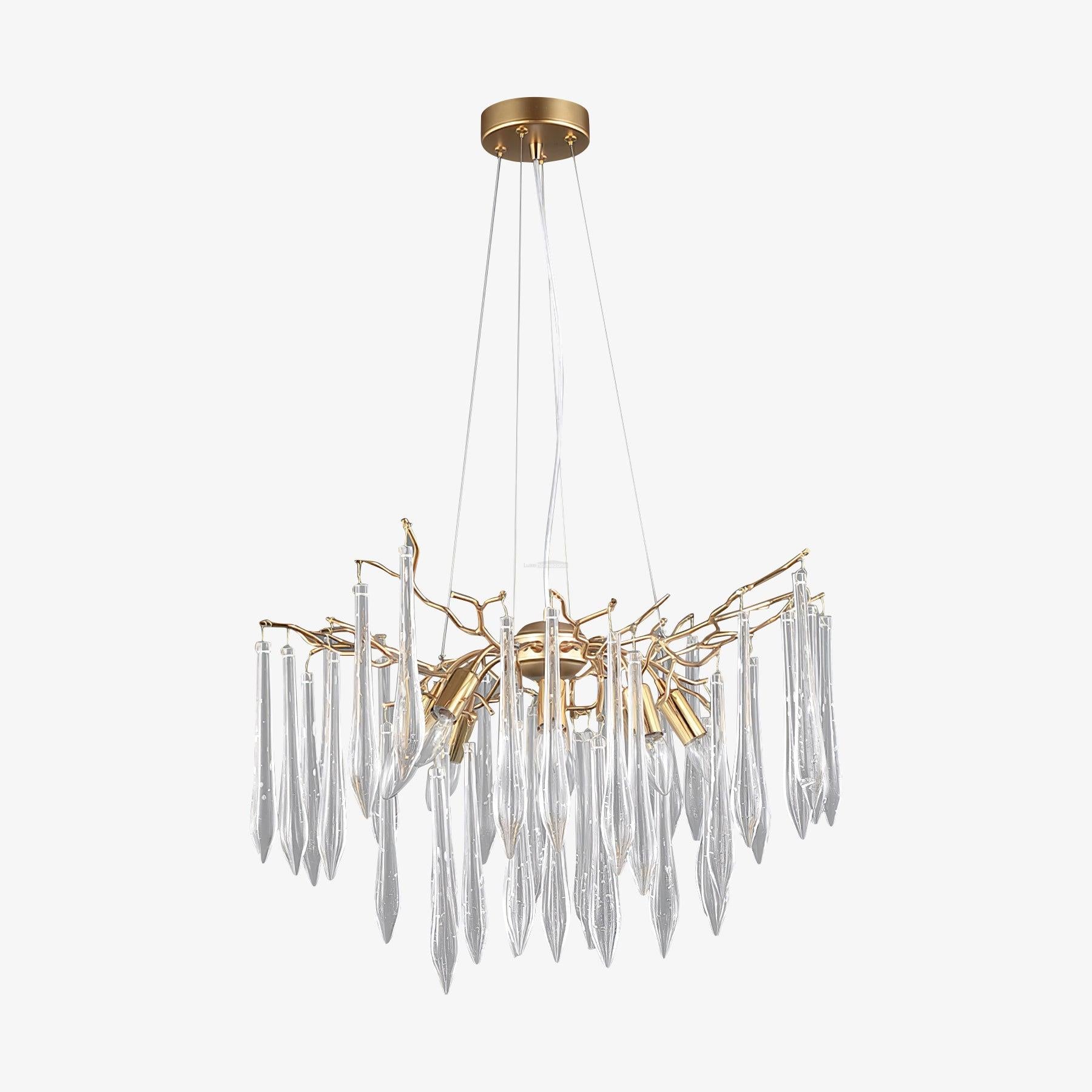Aqua Funnel Chandelier with 8/10/12 heads - Branch-1-Luxehomezone
