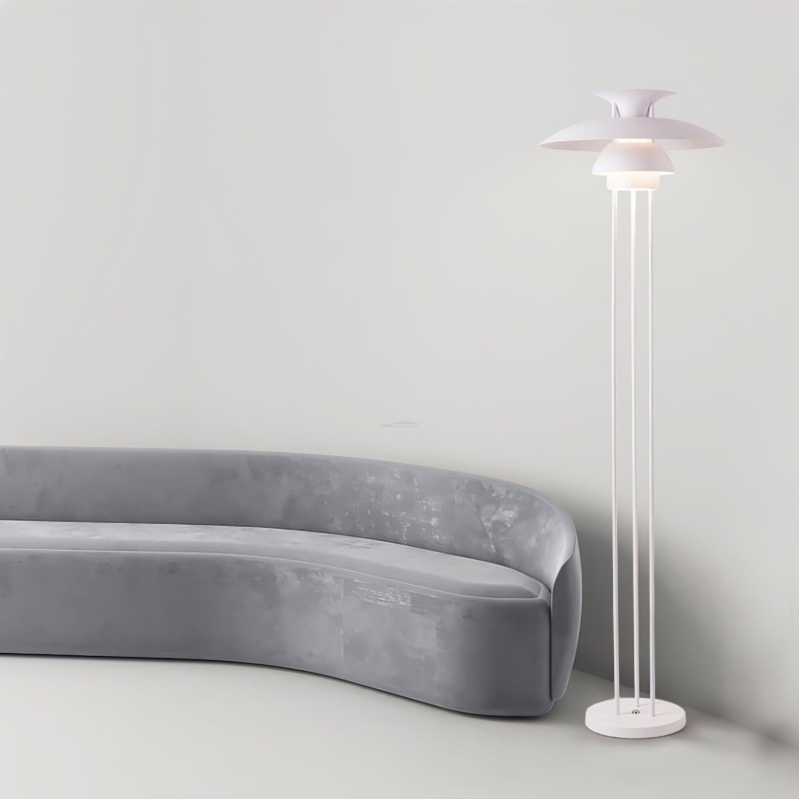 Henningsen Floor Lamp  ∅ 18.1″ - Geometry-1-Luxehomezone