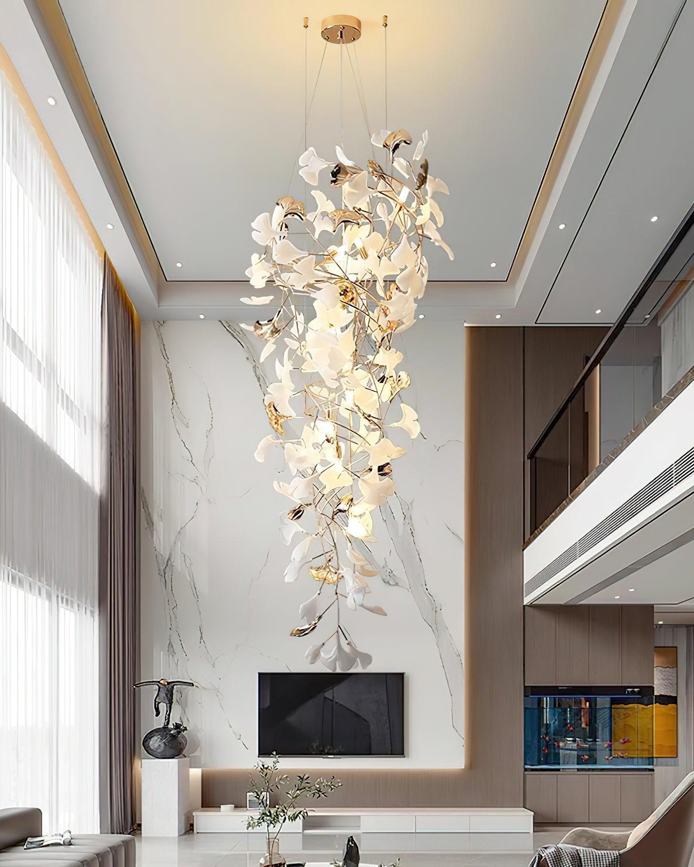Gingko chandelier with Long Branch - Gingko, Gingko Chandelier-1-Luxehomezone