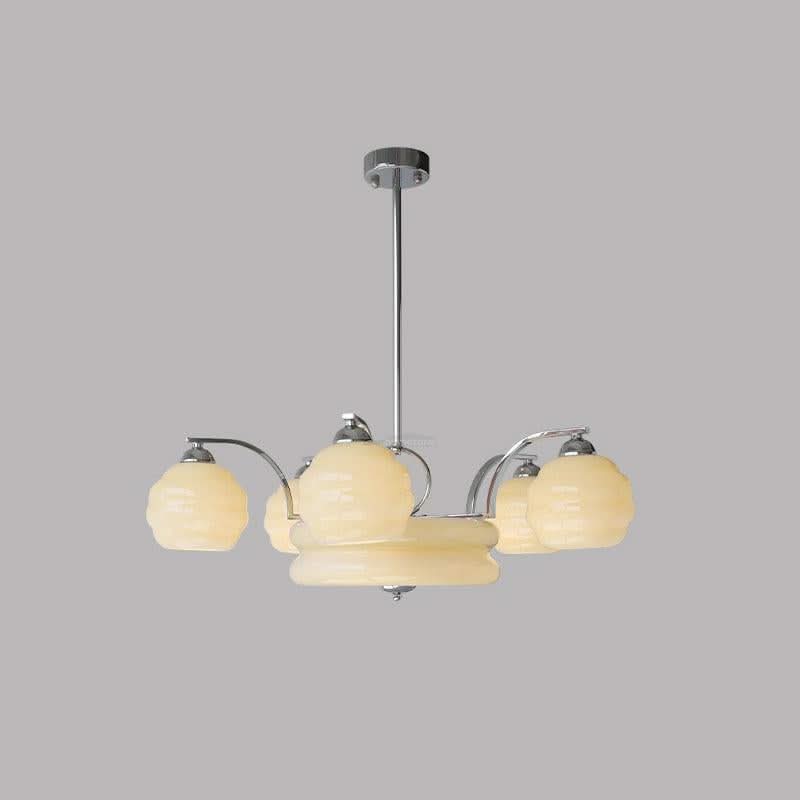 Art Deco Vintage Chandelier with 3+1 heads/5+1 heads - Luxehomezone