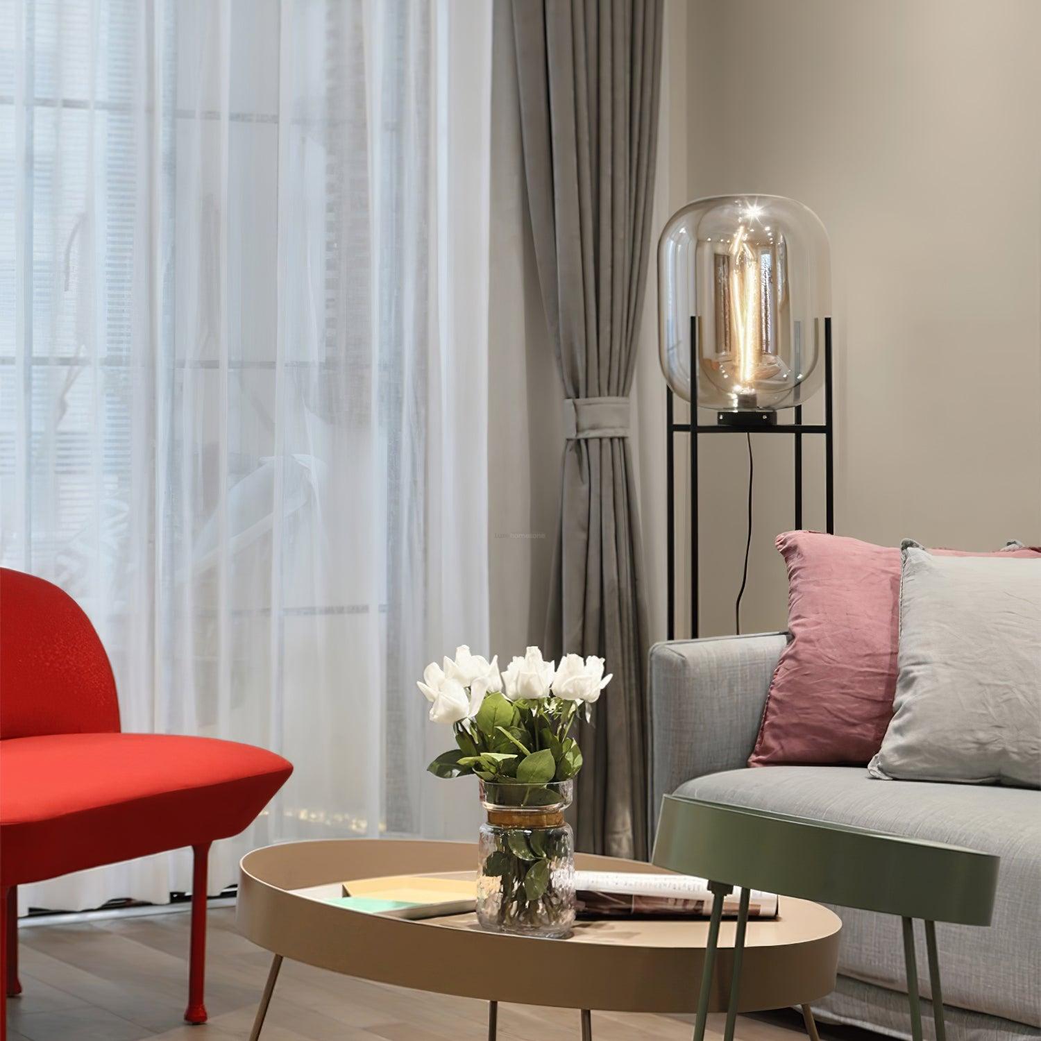 Oda Floor lamp ∅ 18.9″ - Luxehomezone