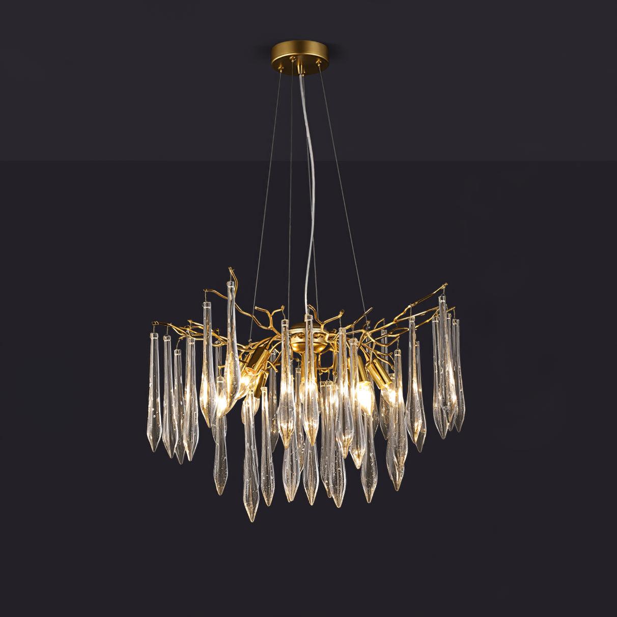 Aqua Funnel Chandelier with 8/10/12 heads - Branch-1-Luxehomezone