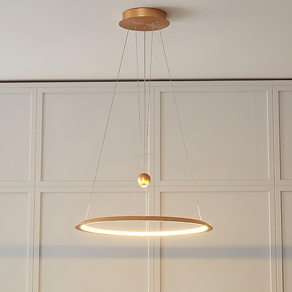 Circular LED Chandelier ∅ 23.6″ - ring-1-Luxehomezone