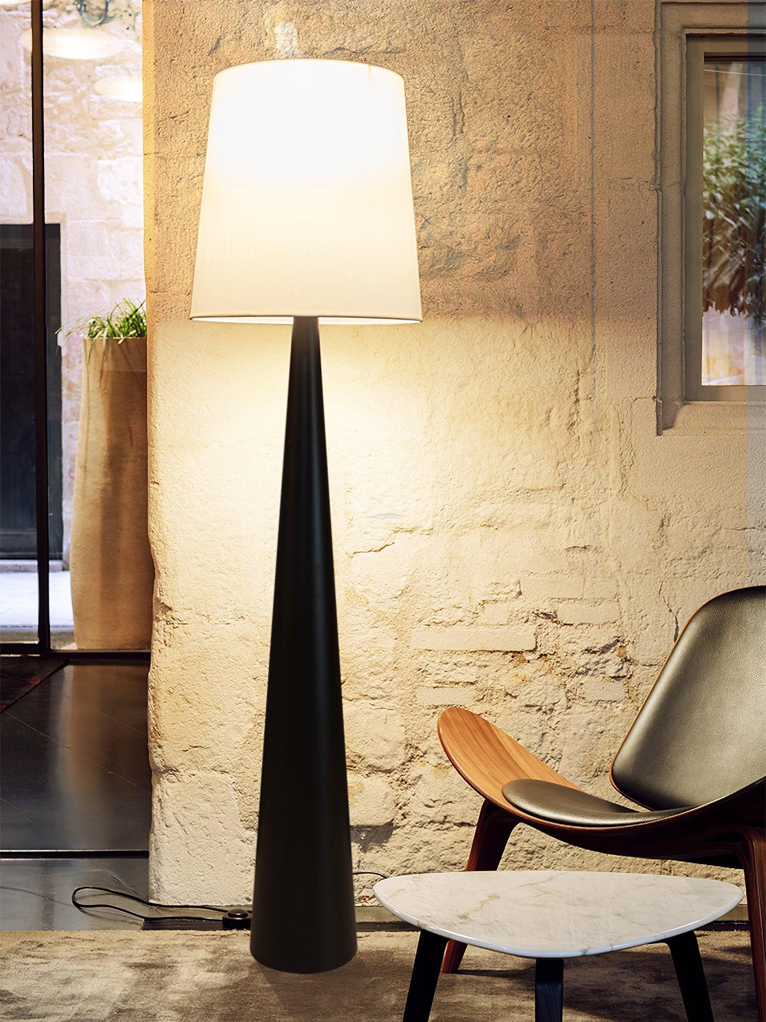 Montenegro Floor Lamp ∅ 19.7″ - Drapery-1-Luxehomezone