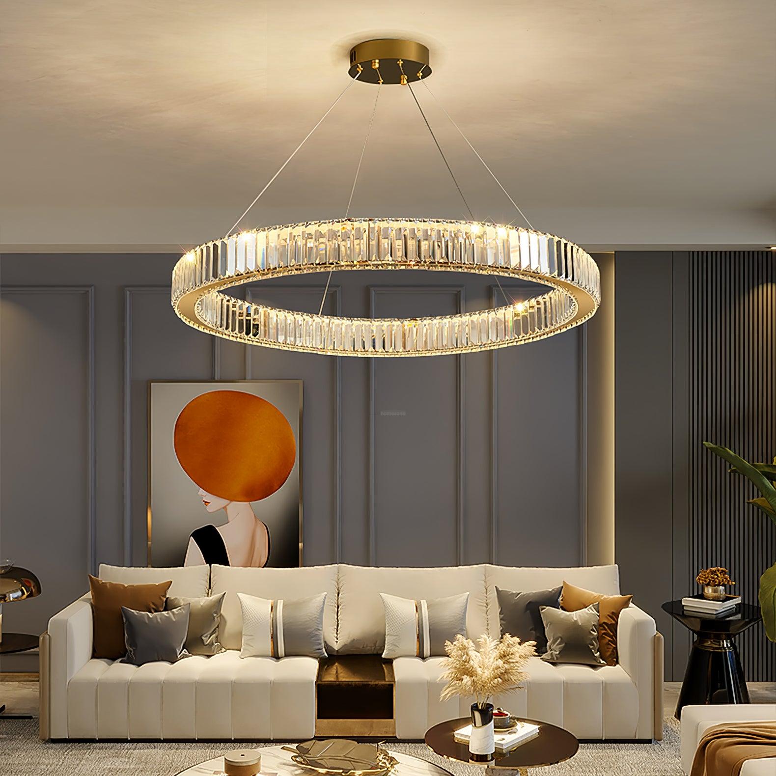 Bertolda Chandeliers ∅ 15.7″ - Crystals-1-Luxehomezone