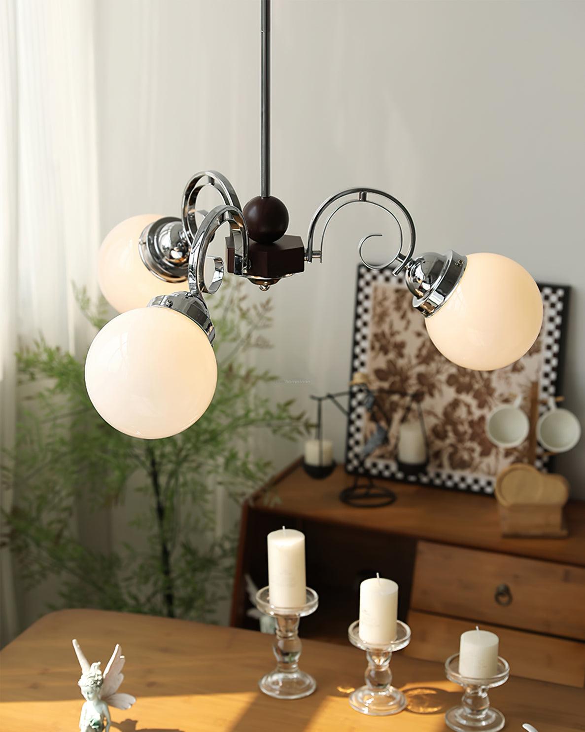 Kotter Cream Chandelier with 3/5 heads - Bend-1-Luxehomezone