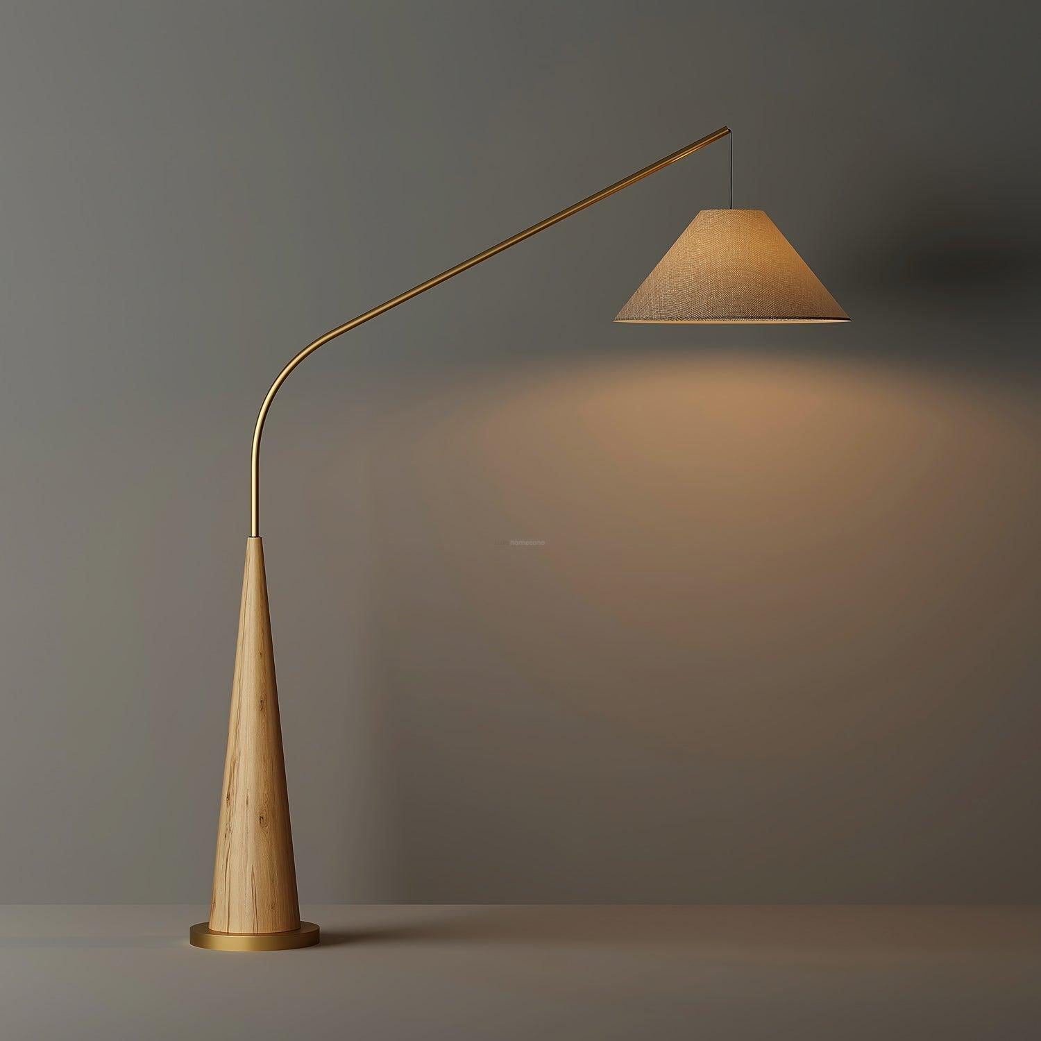 Gibson Arc Floor Lamp L 59.1″ - Bent-1-Luxehomezone