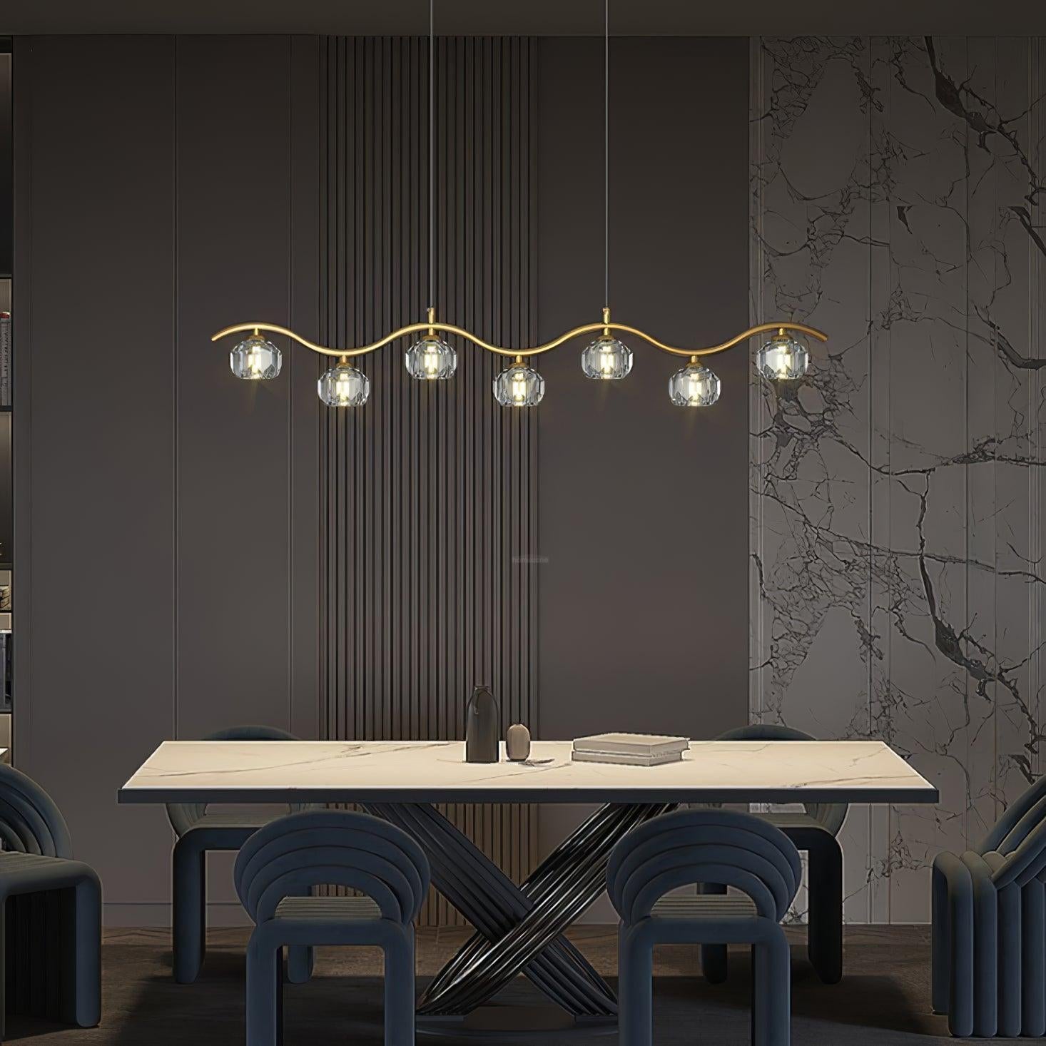 Eara Crystal Chandelier with 3/5/7 heads - Luxehomezone