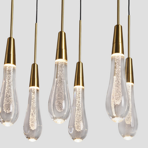 Solitaire Linear Chandelier 37"/ 50"/ 70"/ 87"/ 120"