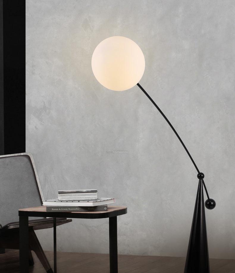 Opal Arc Floor Light - Bent-1-Luxehomezone