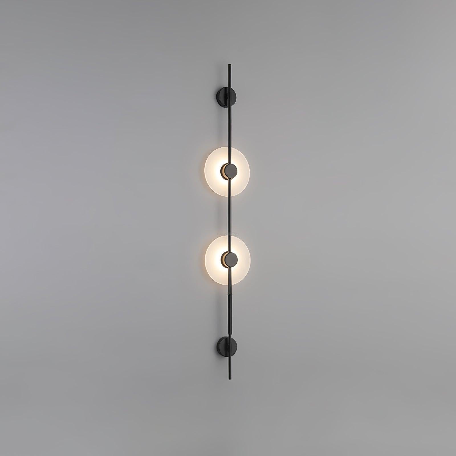Alabaster Orb Vertical Wall Sconce - Luxehomezone