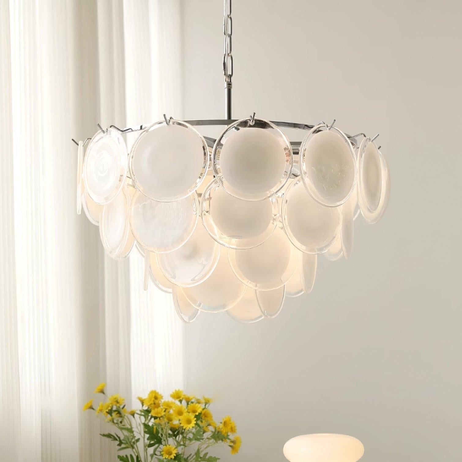 Bettina Murano Chandelier  ∅ 19.6″ - Cylinder-1-Luxehomezone