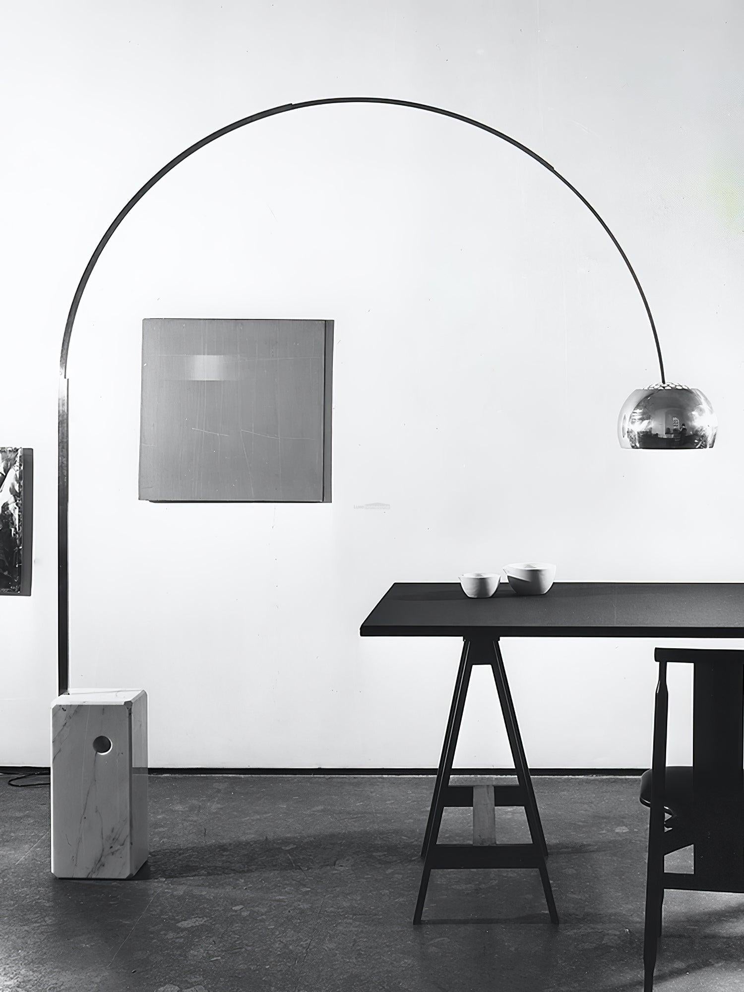 Arco Floor Light - Alabaster-1-Luxehomezone