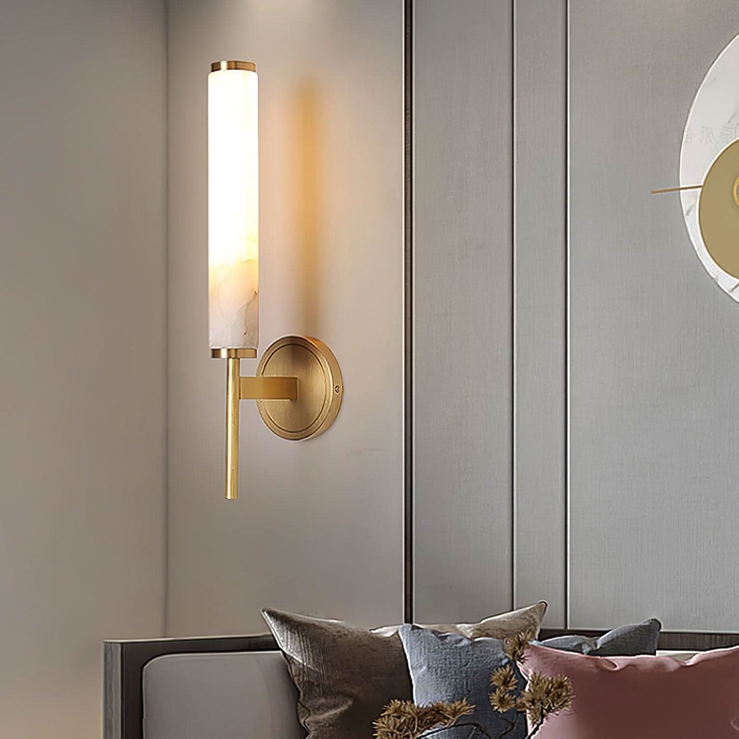 Brindisi Alabaster Wall Sconce - Luxehomezone
