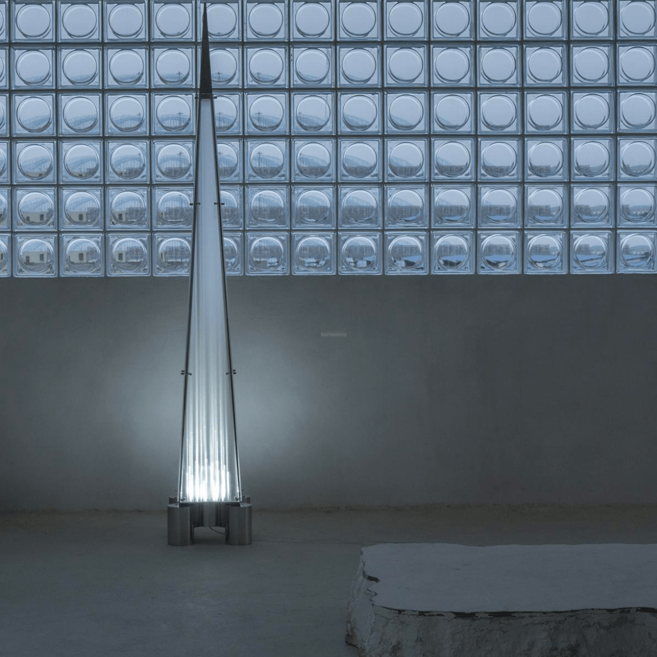 Fragment Floor Lamp  ∅ 12.5″ - Pillar-1-Luxehomezone
