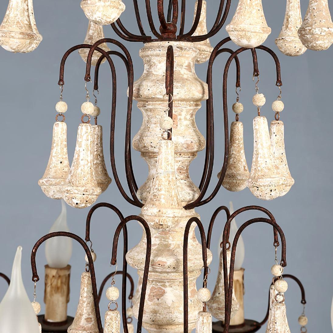 Candle Style Bessie Chandelier Φ 28.3″ - Candle-1-Luxehomezone