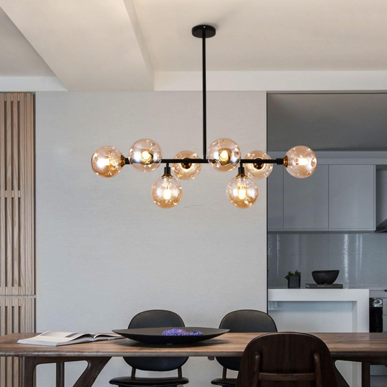 Primas Glass Linear Chandelier - Hailey, Optimized-1-Luxehomezone