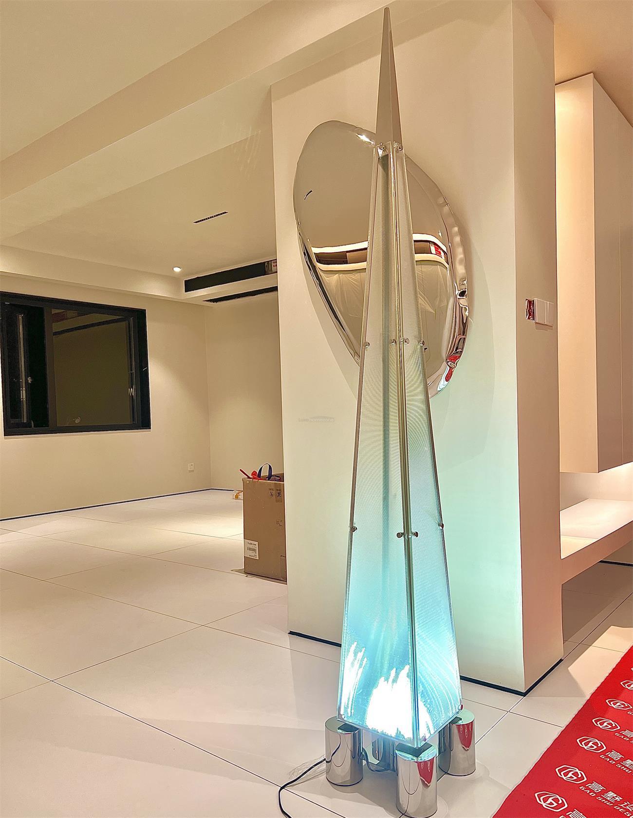 Fragment Floor Lamp  ∅ 12.5″ - Pillar-1-Luxehomezone
