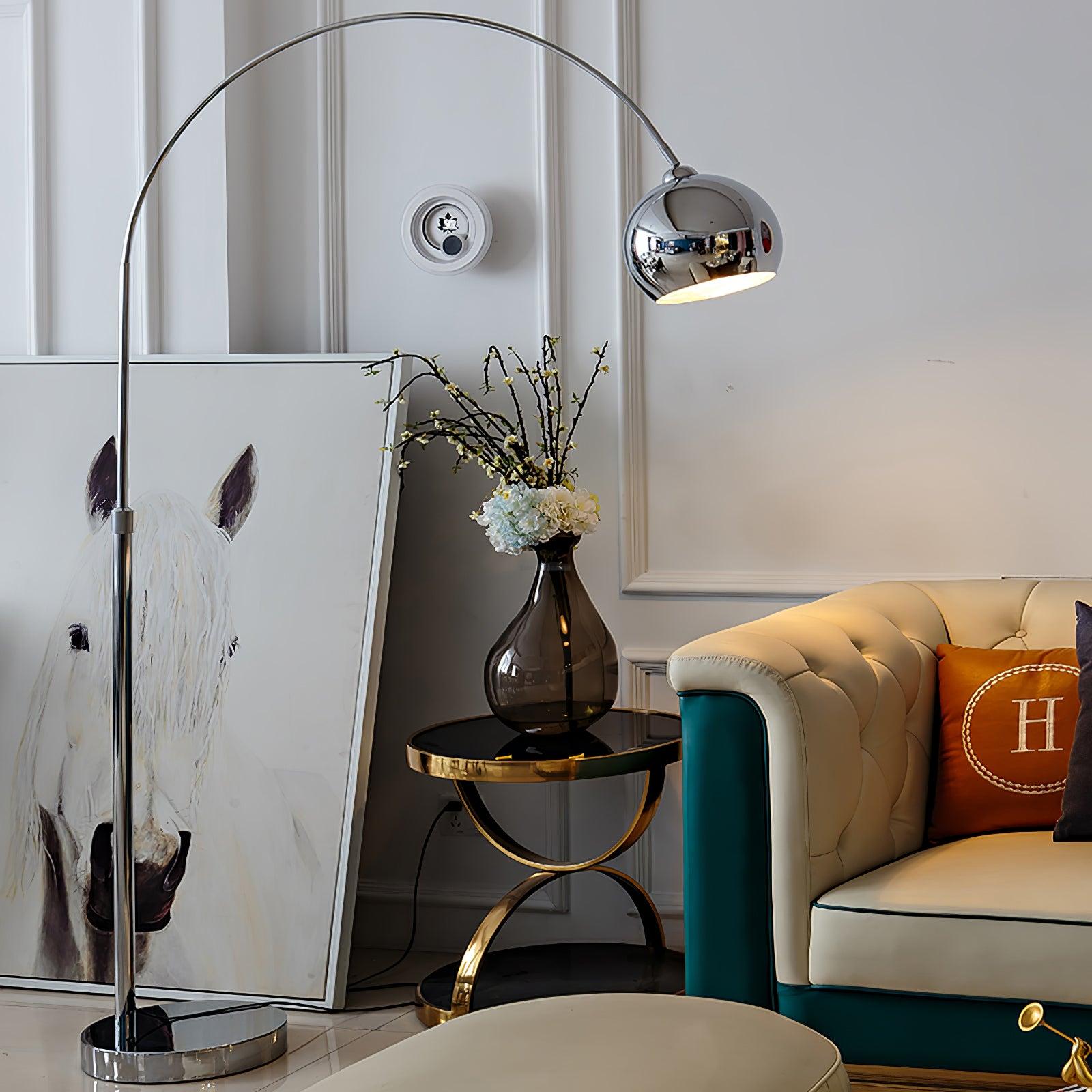 Angle Floor Lamp ∅ 43.3″ - Bent-1-Luxehomezone