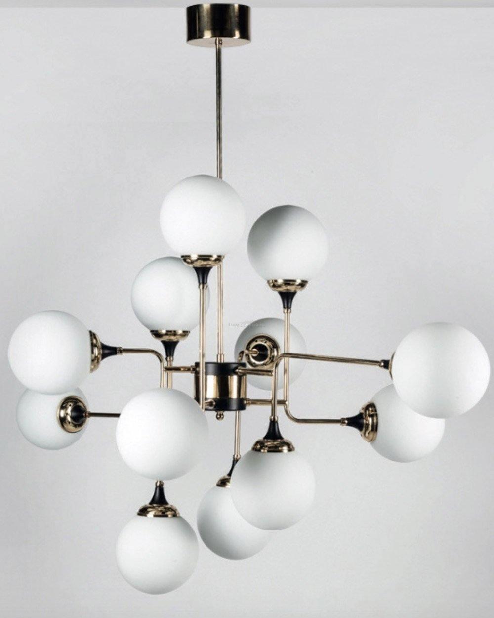 Stilnovo Chandelier with 12/16/24 heads - Frown-1-Luxehomezone
