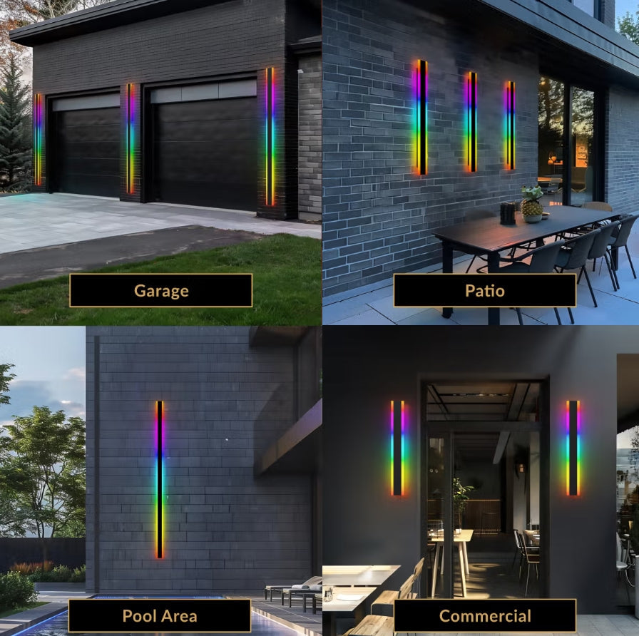 Harper Waterproof RGB Outdoor Wall Lights