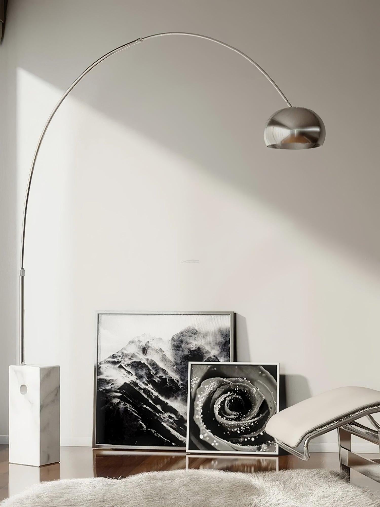Arco Floor Light - Alabaster-1-Luxehomezone