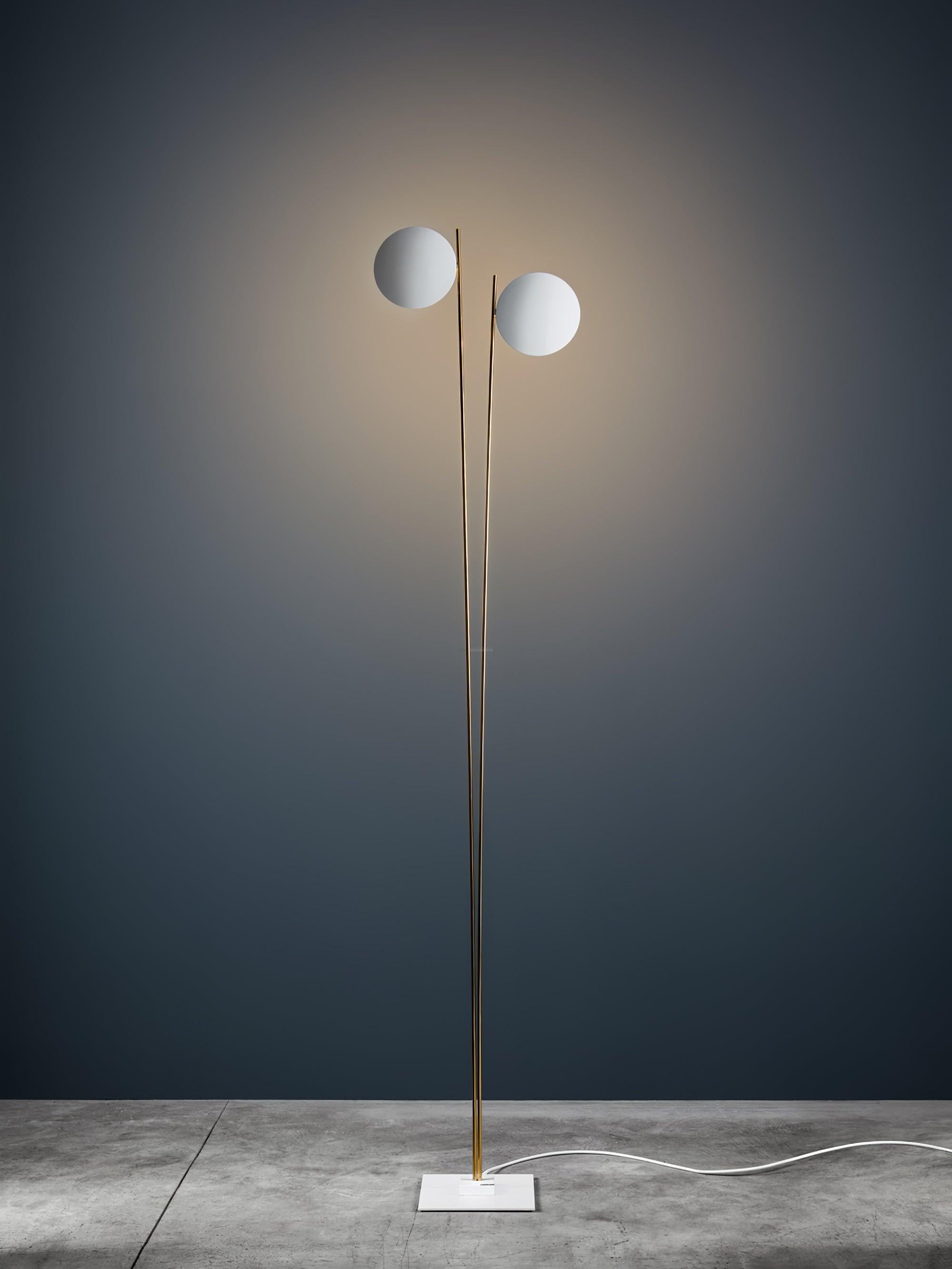 Lederam Floor Lamp with 1/2/3 heads - Mini-1-Luxehomezone