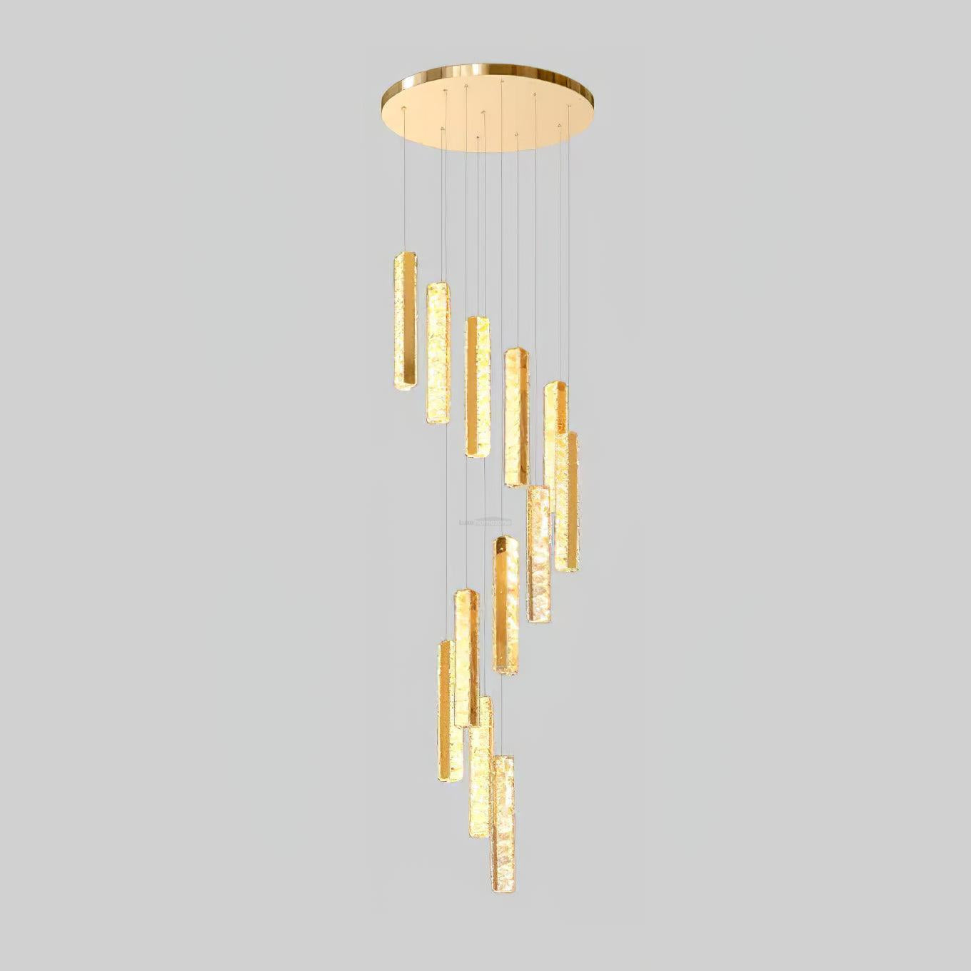 Villa Forci Chandelier with 12/15/18/21/24 heads - Straps-1-Luxehomezone