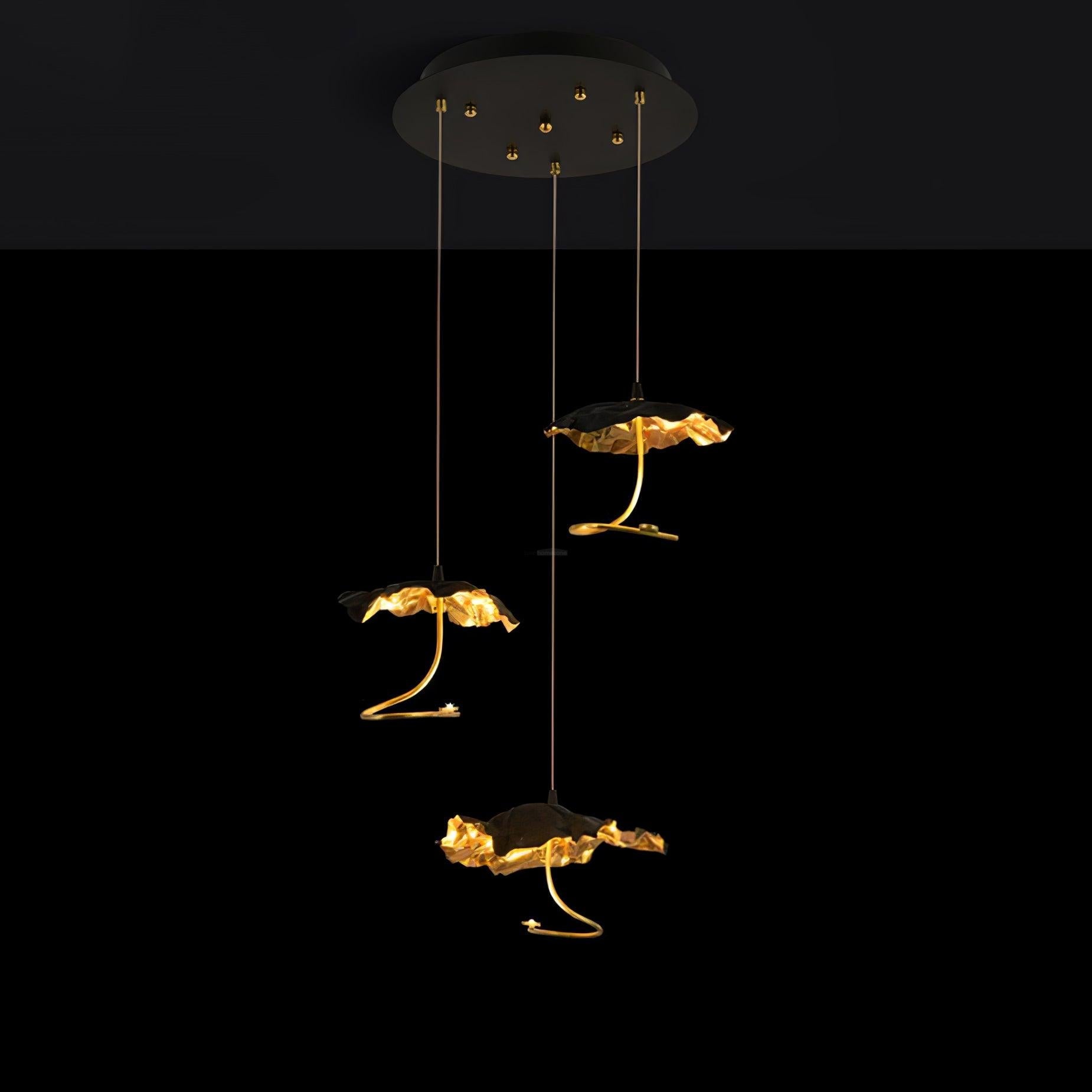 Brass Aviary Constellation Chandelier with 1/3/6/10/17/22 heads - Helia-1-Luxehomezone