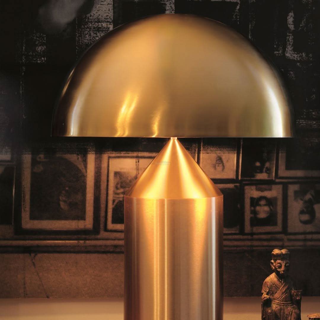 Atollo Metal Table Lamp ∅ 9.8″ - Luxehomezone