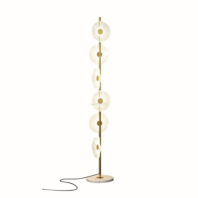 Floating Raindrop Floor Lamp ∅ 9.8″ - Horn-1-Luxehomezone