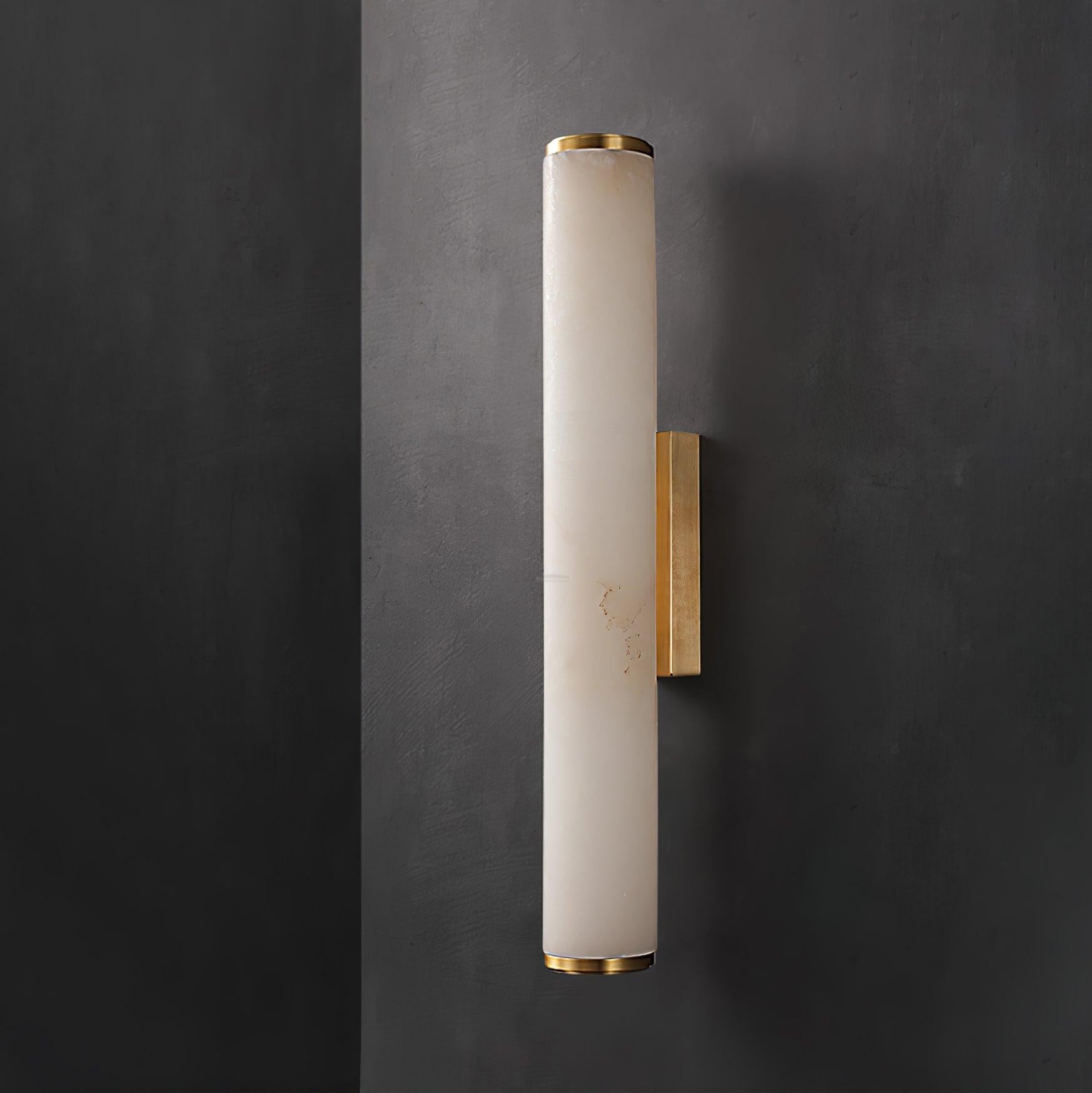 Callisto Wall Sconce Alabaster - Alabaster, Alabaster Wall Lamp-1-Luxehomezone