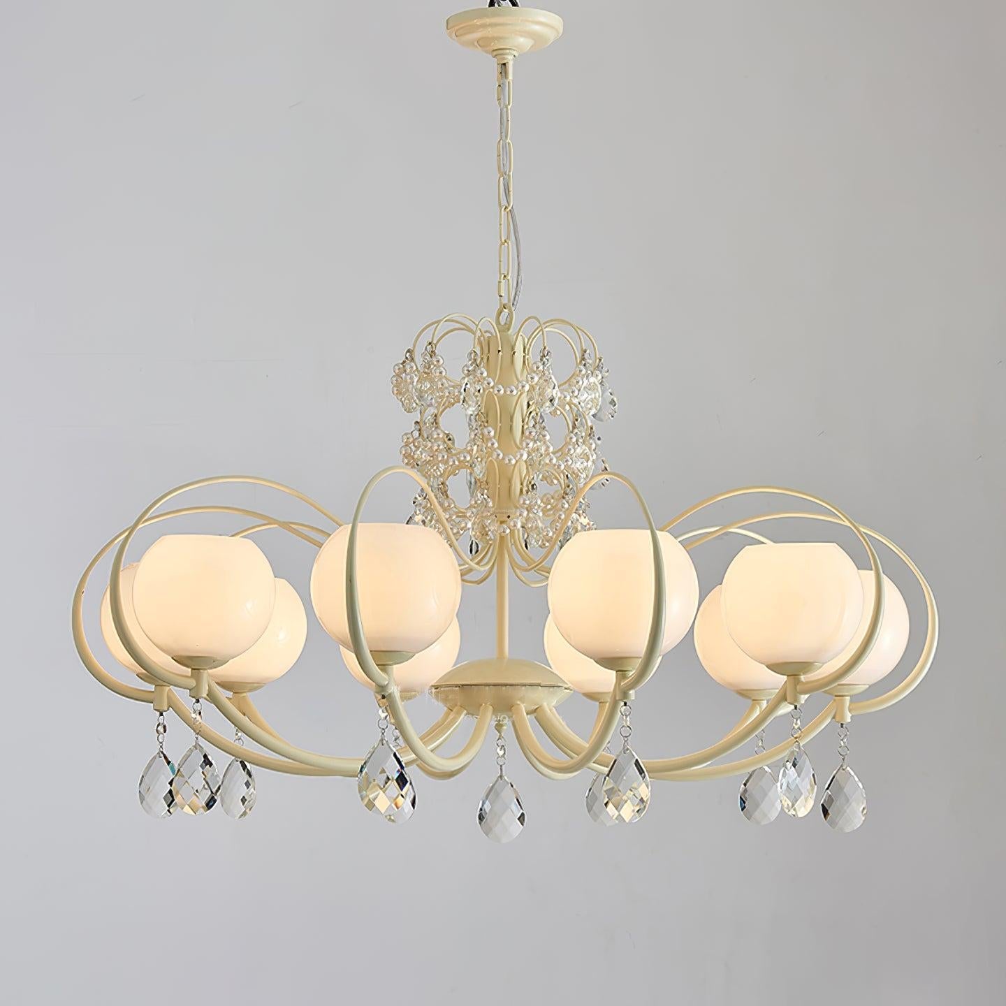 Doria Crystal Chandelier with 6/8/10 heads - Luxehomezone