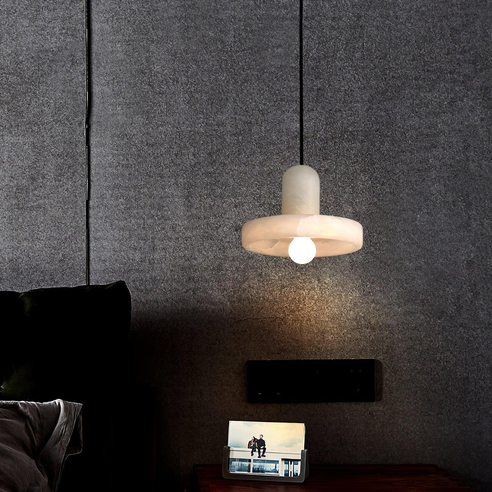 Carrara Pendant Alabaster - Alabaster, Alabaster Pendant-1-Luxehomezone