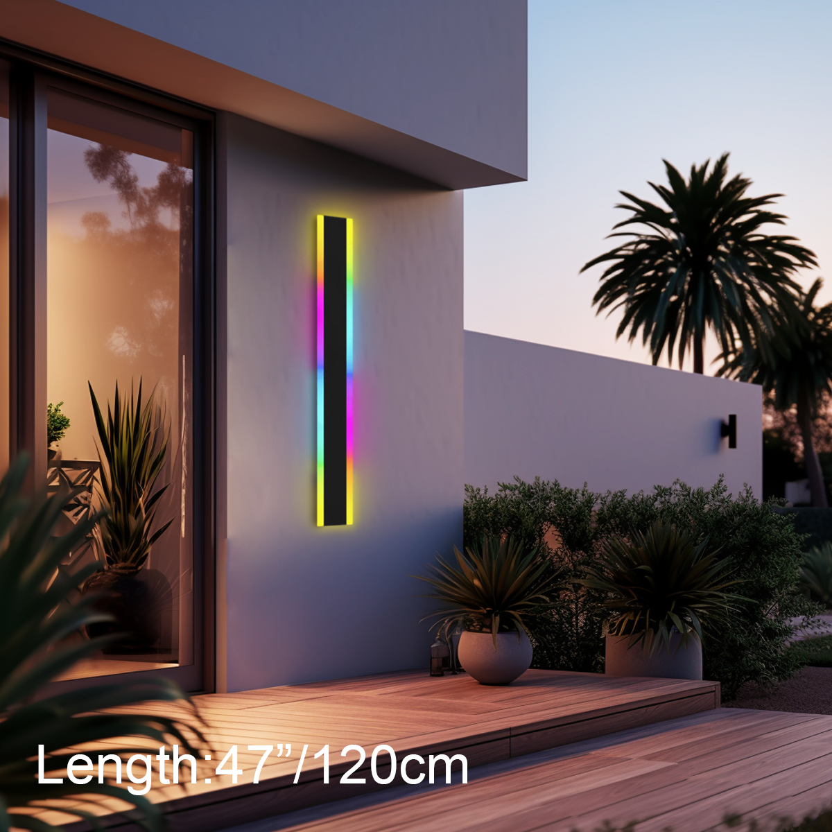 Harper Waterproof RGB Outdoor Wall Lights - Harper-1-Luxehomezone