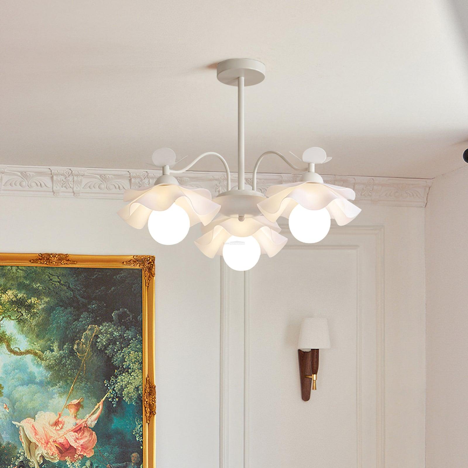 Murano Acrylic Chandelier with 3/5/8 heads - Zahara-1-Luxehomezone