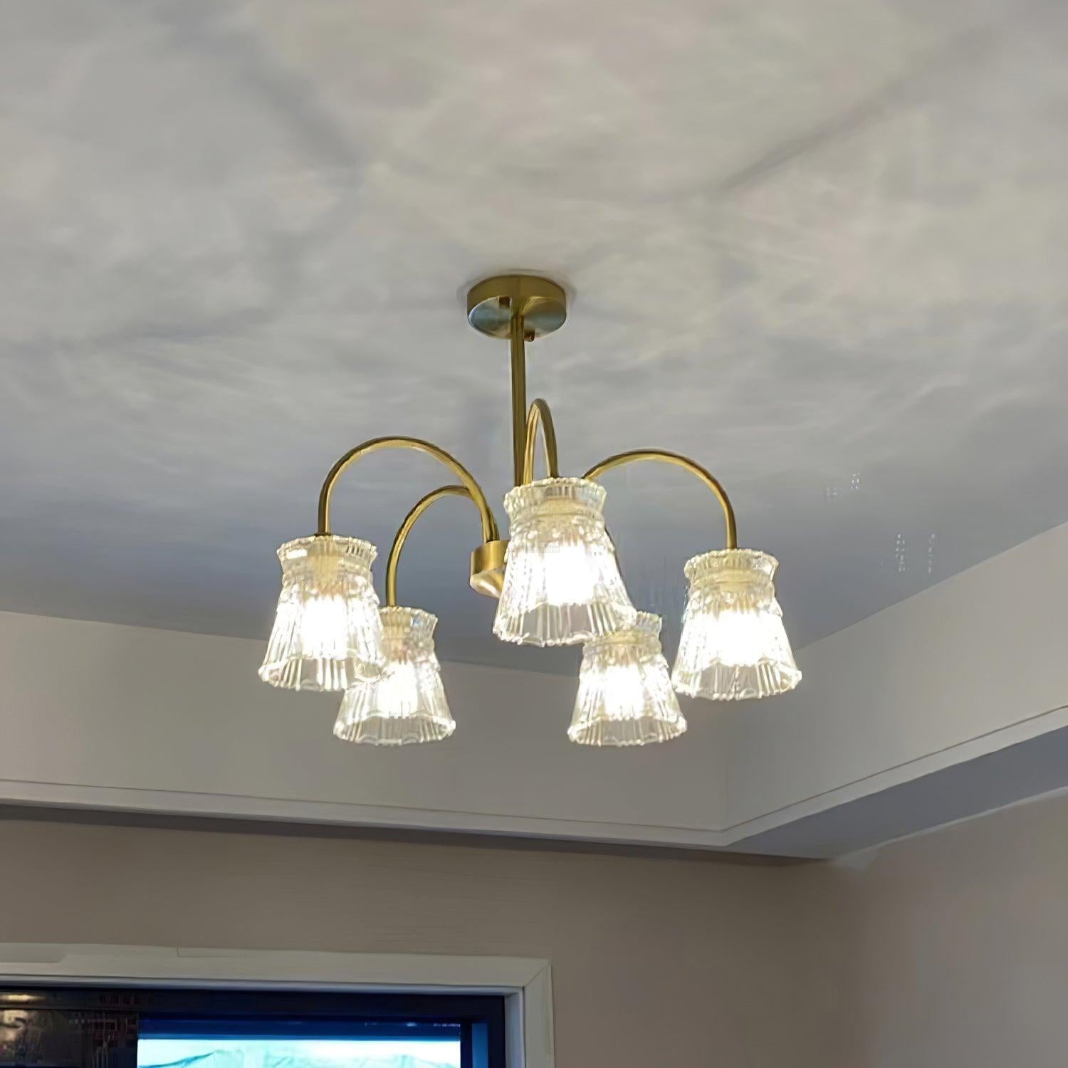 Ice Cream Crystal Chandeliers with 3/5/6/8 heads - Zahara-1-Luxehomezone