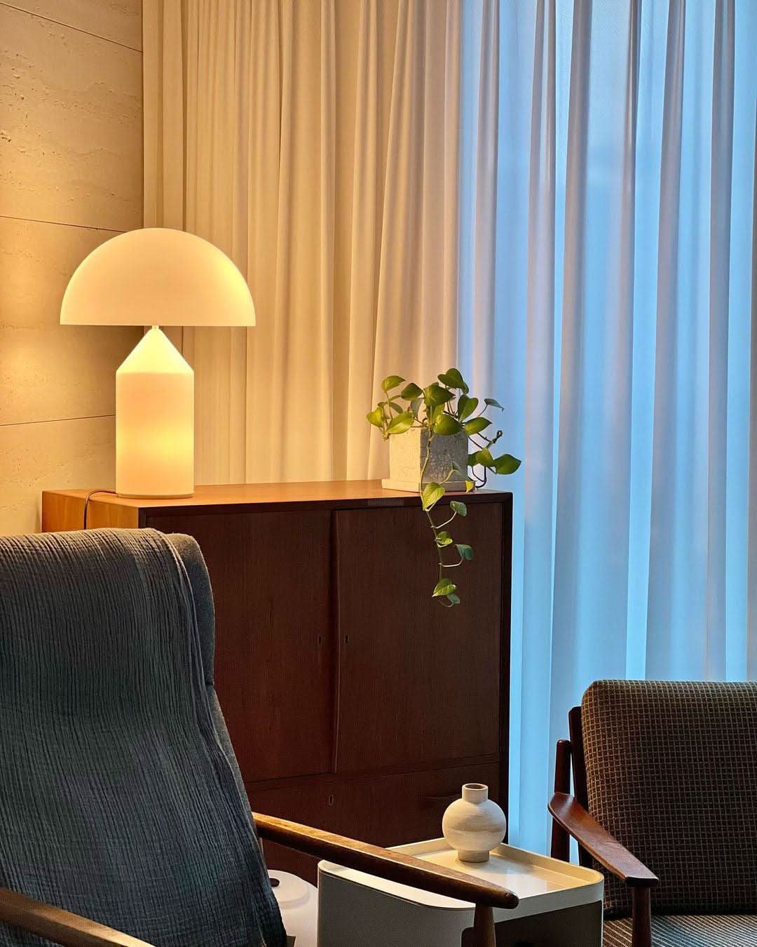 Atollo Metal Table Lamp ∅ 9.8″ - Luxehomezone