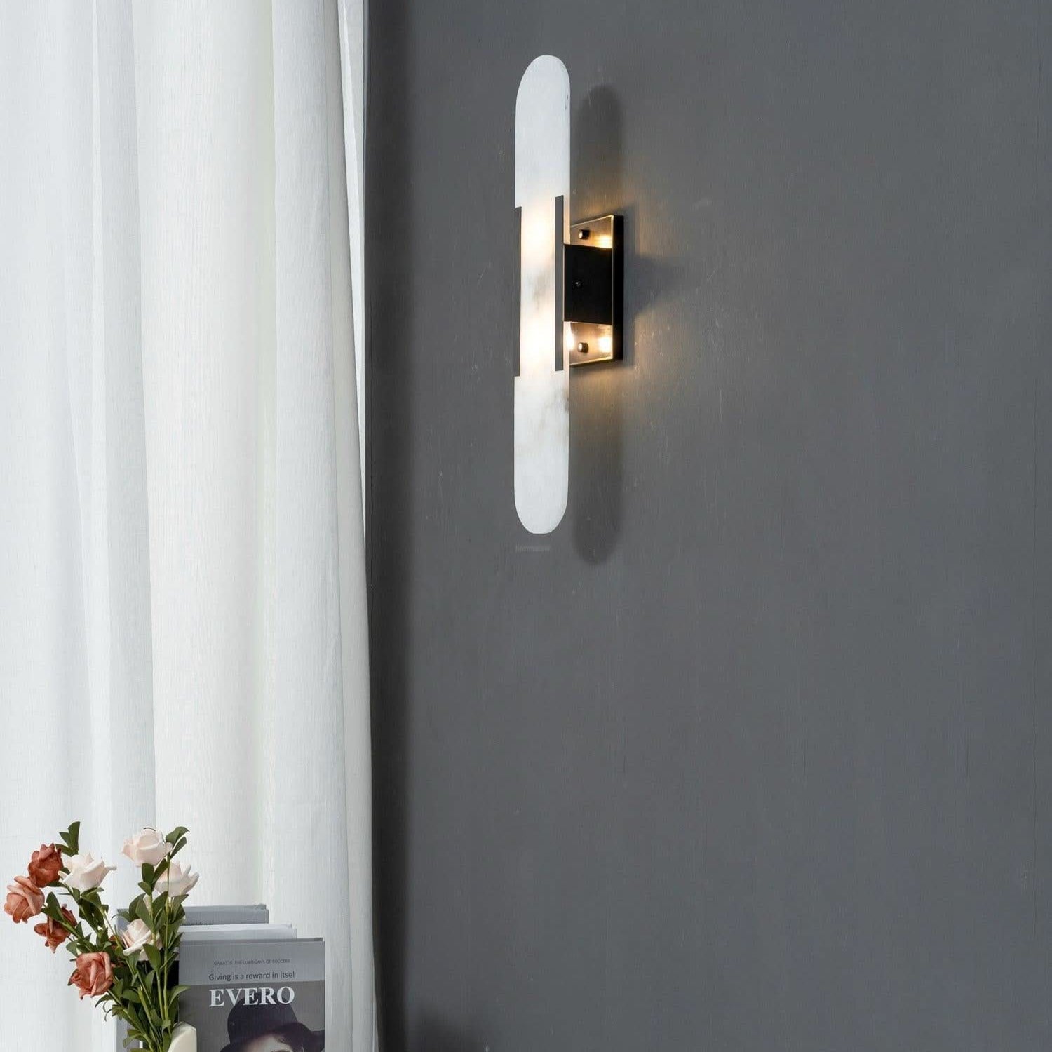 Melange Alabaster Wall Lamp - Luxehomezone