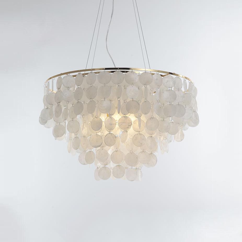 Shell Wind Chime Chandelier ∅ 19.7″ - Luxehomezone