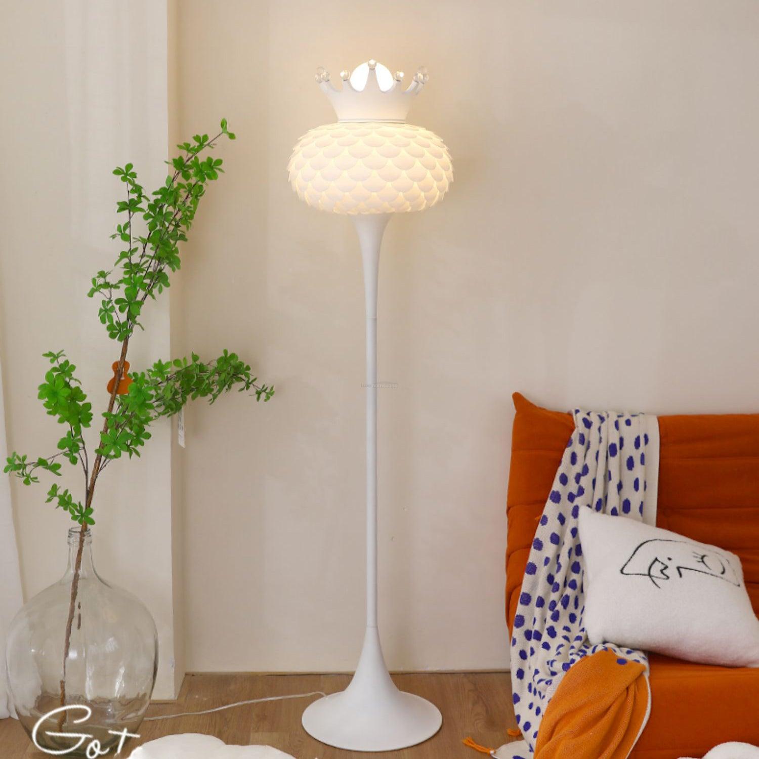 Aluvia Crown Floor Lamp  ∅ 14.9″ - Bubble series-1-Luxehomezone