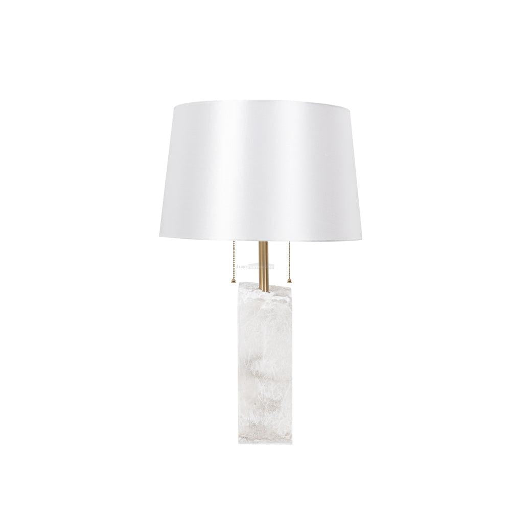Raw Alabaster Table Lamp - Alabaster-1-Luxehomezone