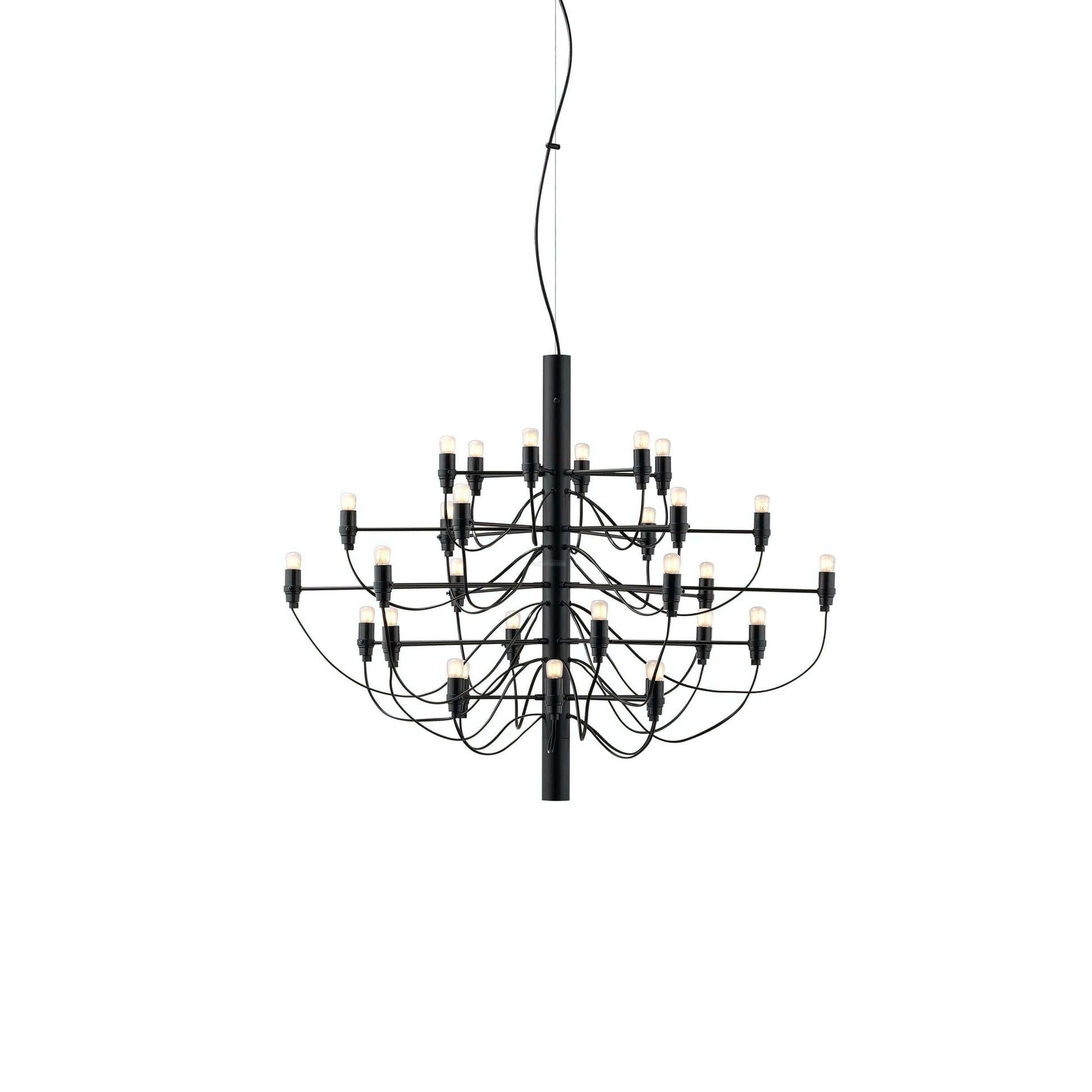 2097 Mid-Century Retro Candle Chandelier with 18/30/50/75 heads - Candle-1-Luxehomezone