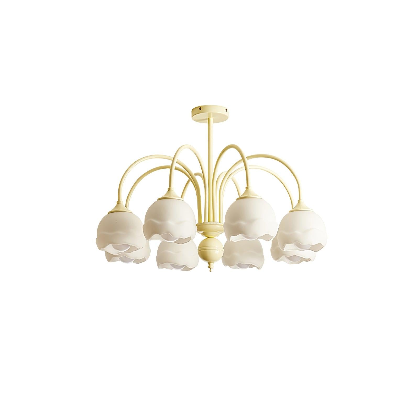 Creamy Chandelier with 5/6/8 heads - Zahara-1-Luxehomezone