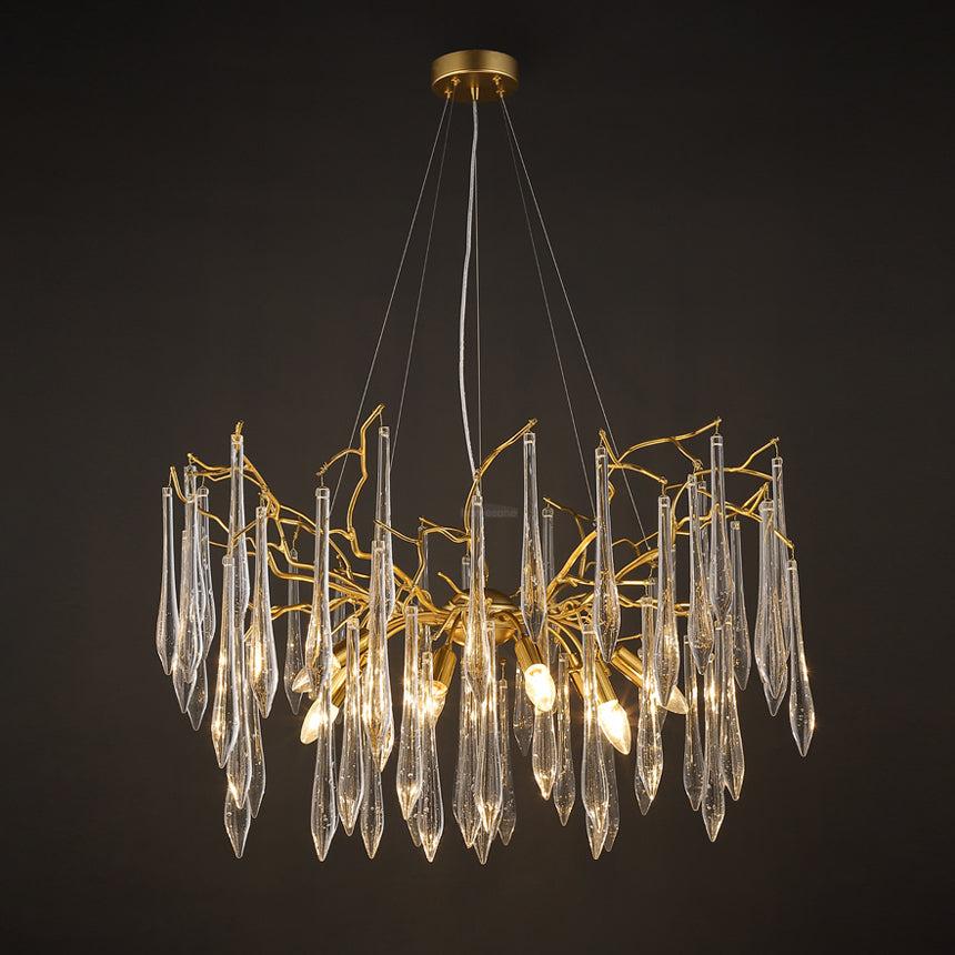 Aqua Funnel Chandelier with 8/10/12 heads - Branch-1-Luxehomezone