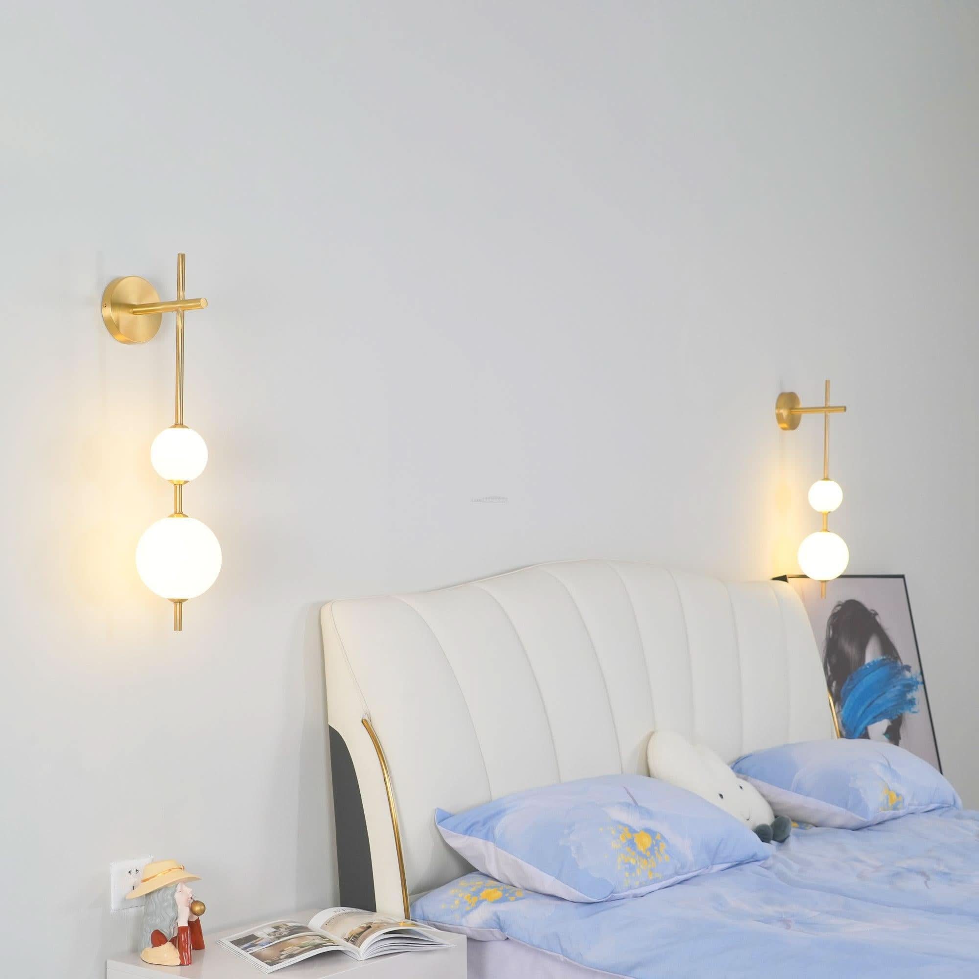 Vertical Globe Wall Sconce - Luxehomezone