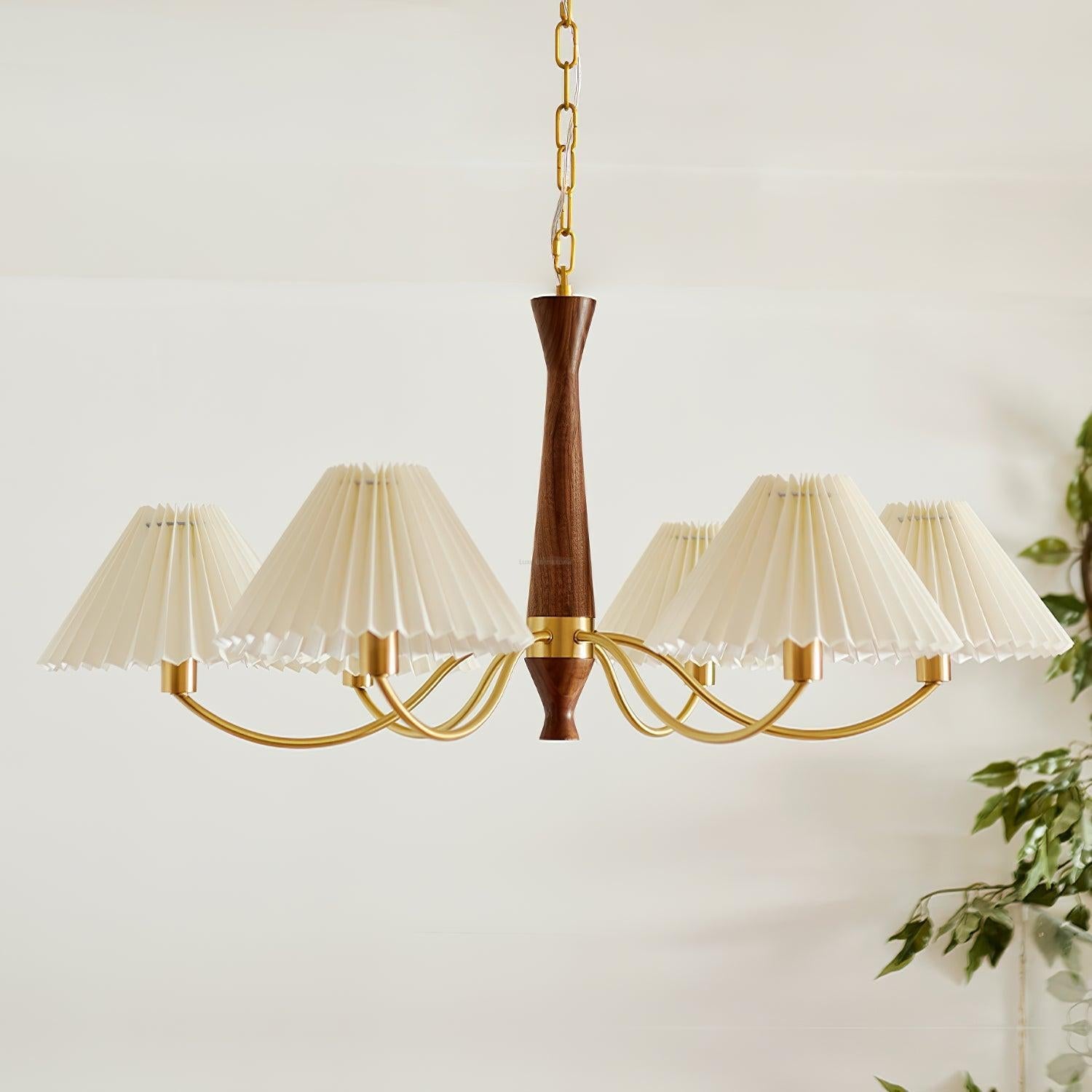 Pleated Chandelier with 3/6/8 heads - Variety-1-Luxehomezone