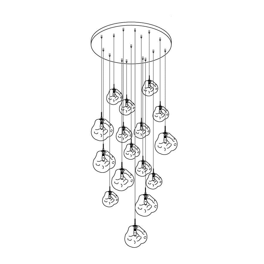 Lava Round Pendant - Luxehomezone